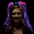 Blue & Pink Diva Dreads LED Headband